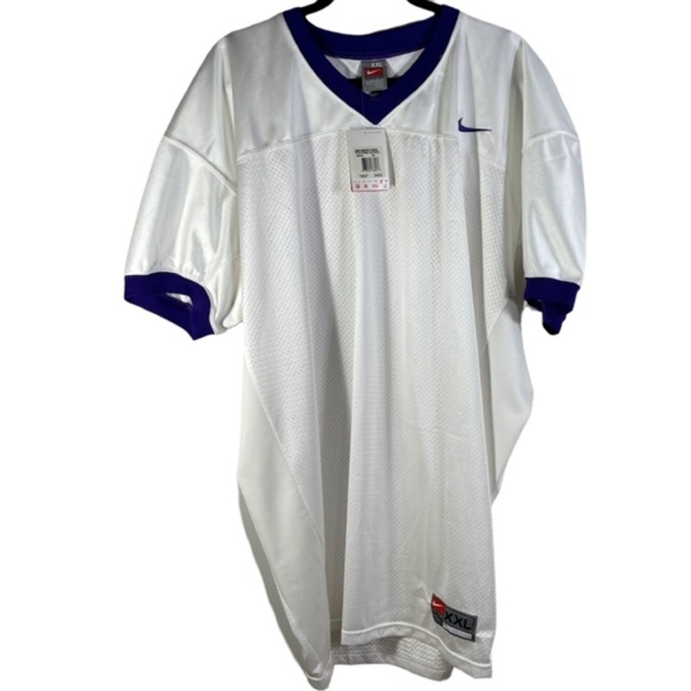 NWT NIKE VAPOR PRO MENS FOOTBALL TRAINING JERSEY WHITE SIZE XXL - Picture 1 of 8